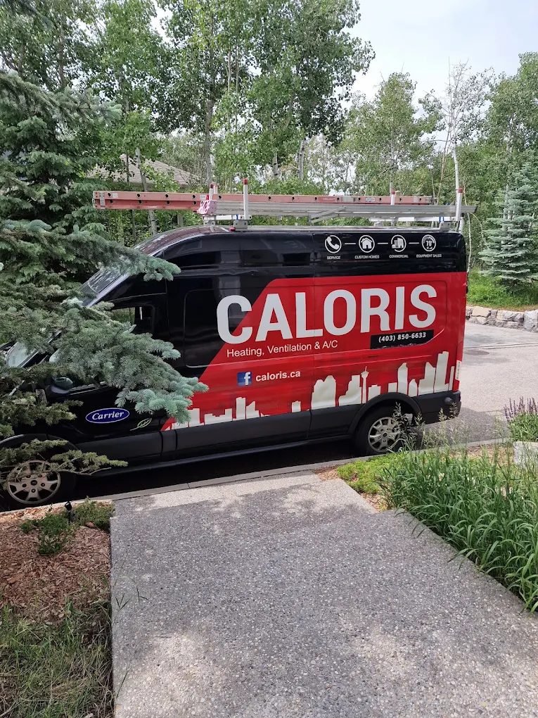 The Caloris service van at a Calgary job